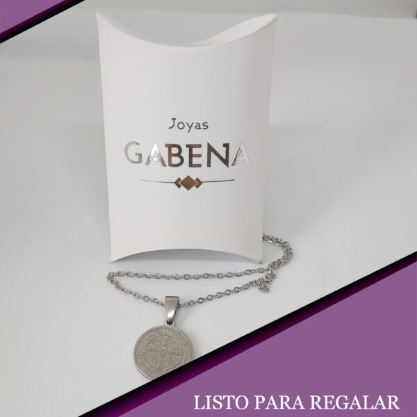 Collar San Benito Con Doble Cara Acero Quirúrgico - 20mm pack
