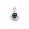 Dije Corazon Ojo Turco Plata 925