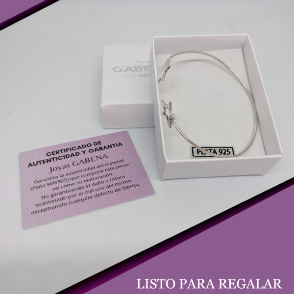 Esclava Estrella Con Estrella Calada pack 2
