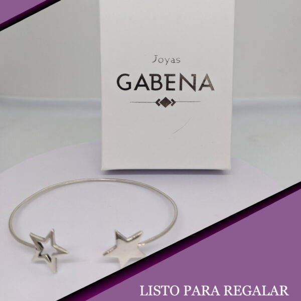 Esclava Estrella Con Estrella Calada pack 2