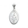 Dije Medalla Virgen Milagrosa 25mm Plata 925
