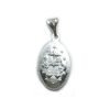 Dije Medalla Virgen Milagrosa 25mm Plata 925