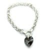 Pulsera Rolo 5mm corazon sw 14mm