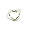 Anillo corazon calado
