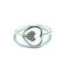 Anillo corazon mini cristal