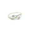 anillo doble cristal cubic rosa