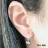 Aros Cristal Swarovski Cubanos Rivoli Plata 925
