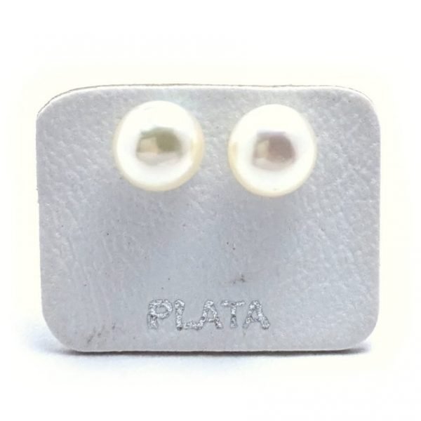 Aros perla cultivada de rio 7mm