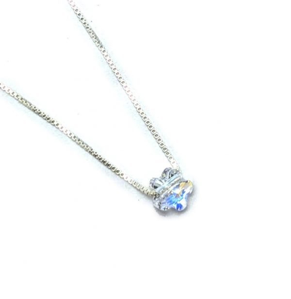 Collar Swarovski flor