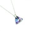 Collar Swarovski triangulo 12mm