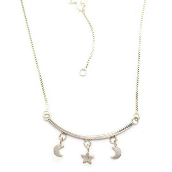 Collar veneciana estrella y lunas