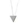 Collar triangulo plata