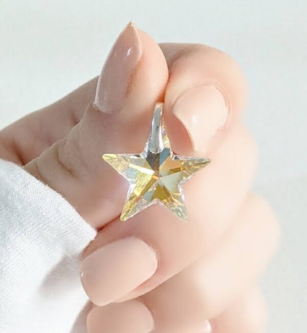 Dije Swarovski estrella 18mm