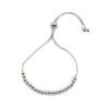 pulsera bolitas ajustable plata 925
