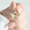 Dije Swarovski estrella 18mm