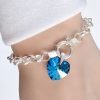 Pulsera Rolo 5mm corazon sw 14mm