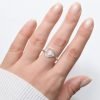 Anillo corazon mini cristal