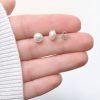Aros Perla Cultivada de Rio 7mm Plata 925