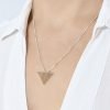 Collar Triangulo Plata 925