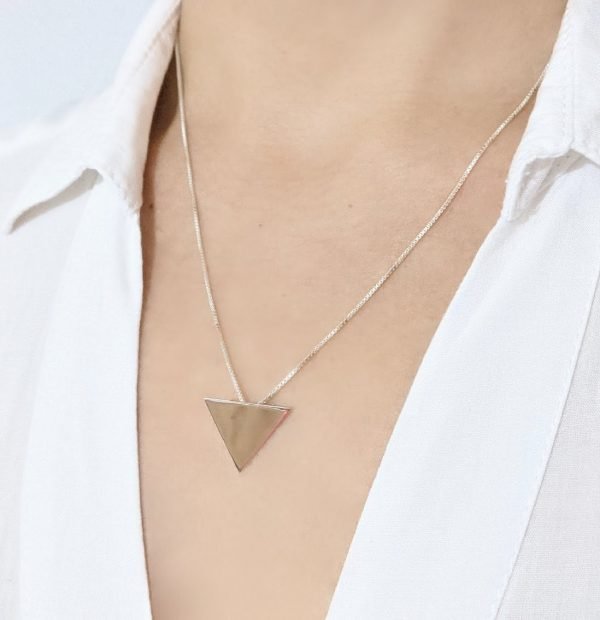 Collar Triangulo Plata 925
