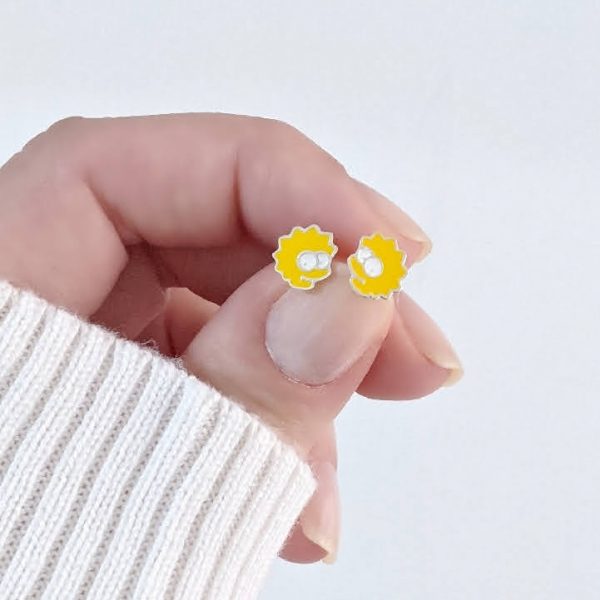 Aros Abridores Lisa Simpson Plata 925