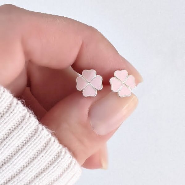 Aros Abridores Trebol Plata 925