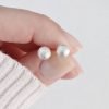 Aros Abridores Bolita Arenada 6mm Plata 925