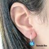 Aros Cristal Swarovski Cubanos Rivoli Plata 925