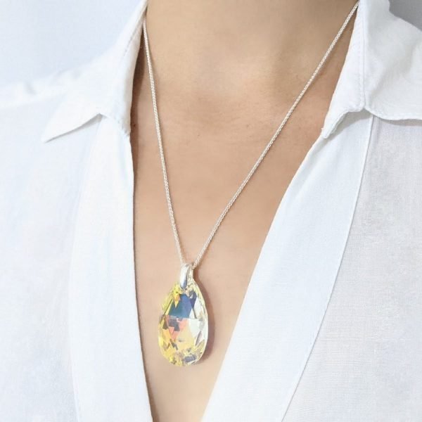 Collar Swarovski gota 40mm