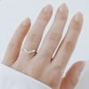 Anillo en V liso
