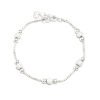 Pulsera bolitas lisas y arenadas trio