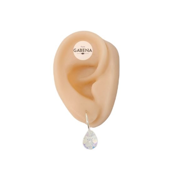 aro cubano cristal gota sw oreja