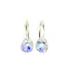 Aros Cristal Swarovski cubanos gota