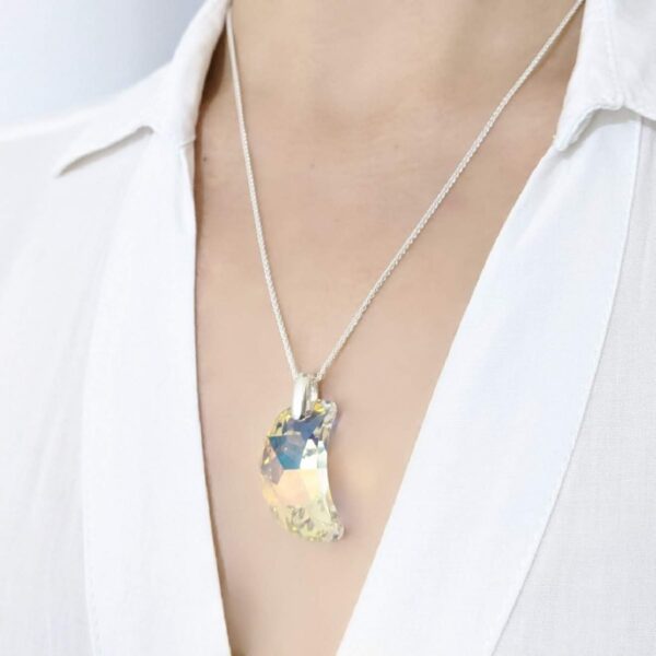 Collar Swarovski Luna 30mm Plata 925