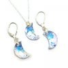 Conjunto Cristal Swarovski Luna 16mm