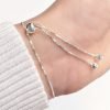 Pulsera veneciana corazon ajustable