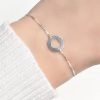 Pulsera veneciana corazon ajustable