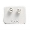 Aros Bolita 5mm Plata 925