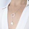 Collar corbatero corazon con circulo