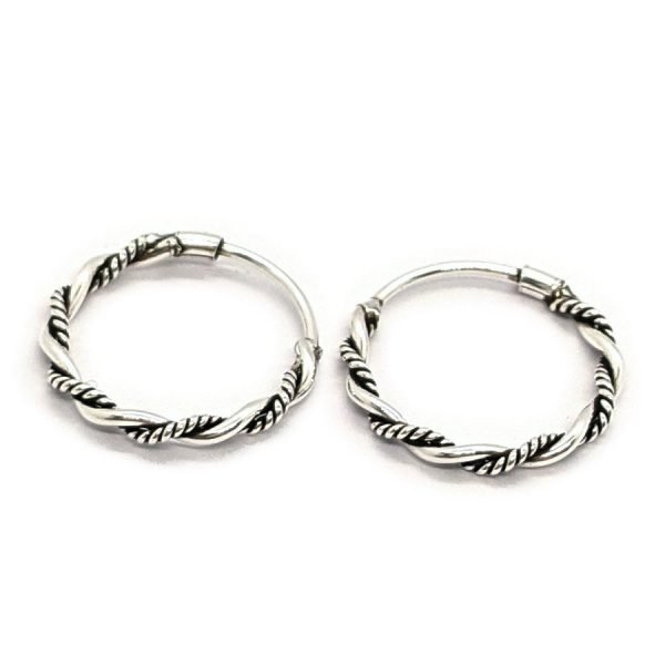 Aros bali torzados 15mm