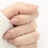 Aro bolita con cadenas y argolla solitario