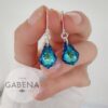 aros cristal barroco plata bermuda blue 2