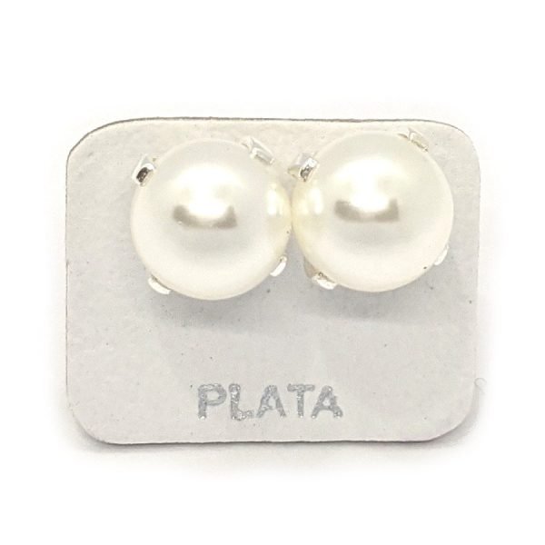 Aros perla engarzada 10mm