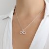 cadena forcet con infinito cristales plata 925