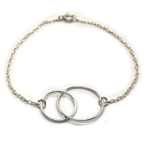 Pulsera círculos enlazados