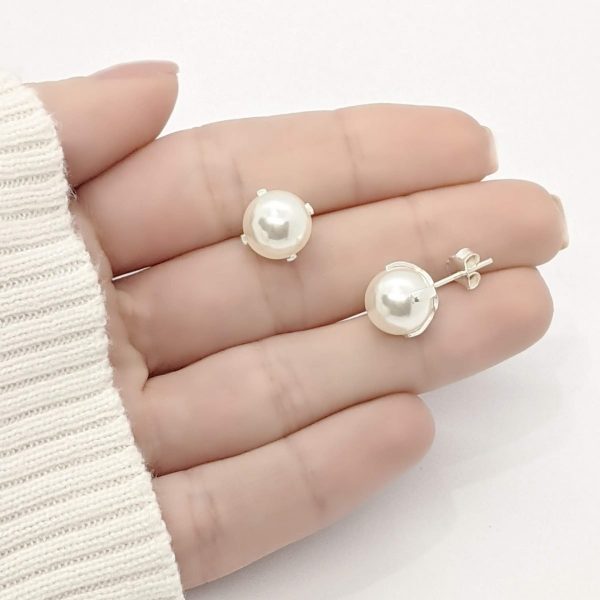 Aros perla engarzada 10mm
