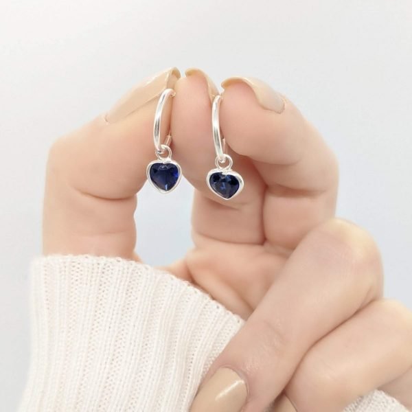 Aros argollas corazón 12mm