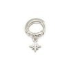 Aro estrella cristal bisagra