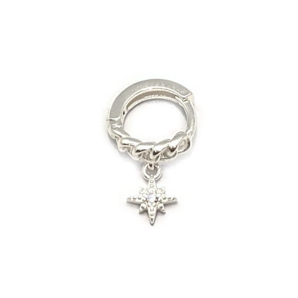 Aro estrella cristal bisagra
