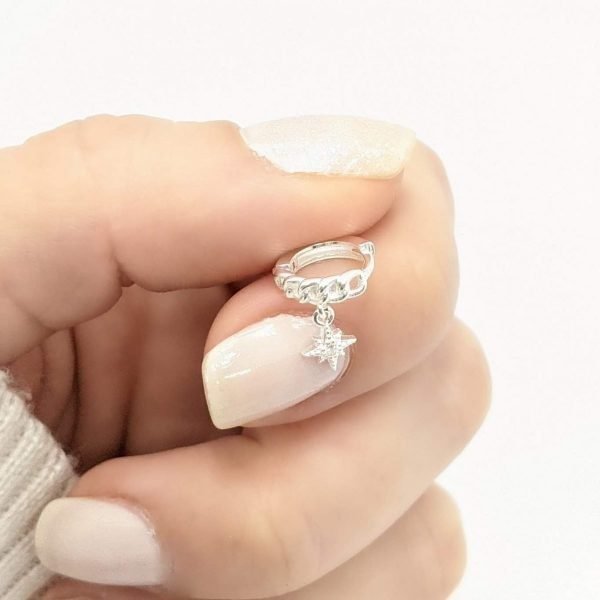 Aro estrella cristal bisagra